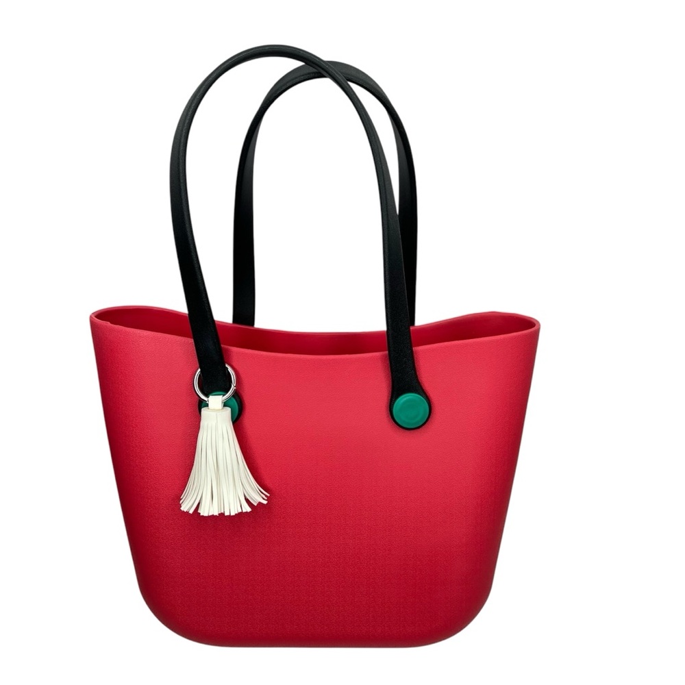 EVA Large Christmas Colored Beach Tote Bag, Casual And Fashionable Tote Bag